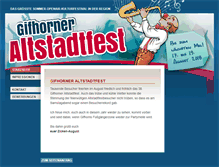 Tablet Screenshot of gifhorner-altstadtfest.eu